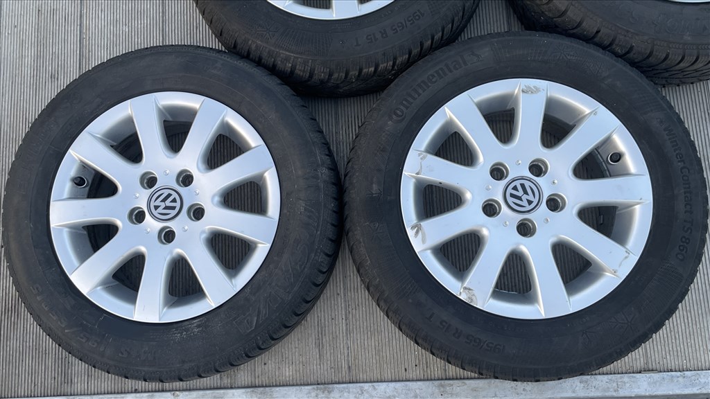 Volkswagen VW gyári 15" alufelni 5x112 1K0601025AQ 3. kép