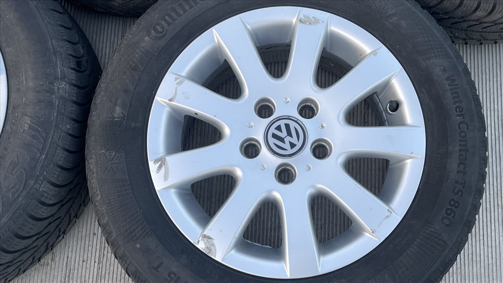 Volkswagen VW gyári 15" alufelni 5x112 1K0601025AQ 4. kép
