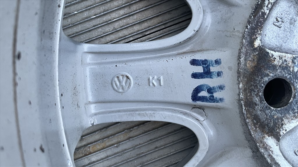 Volkswagen VW gyári 15" alufelni 5x112 1K0601025AQ 8. kép