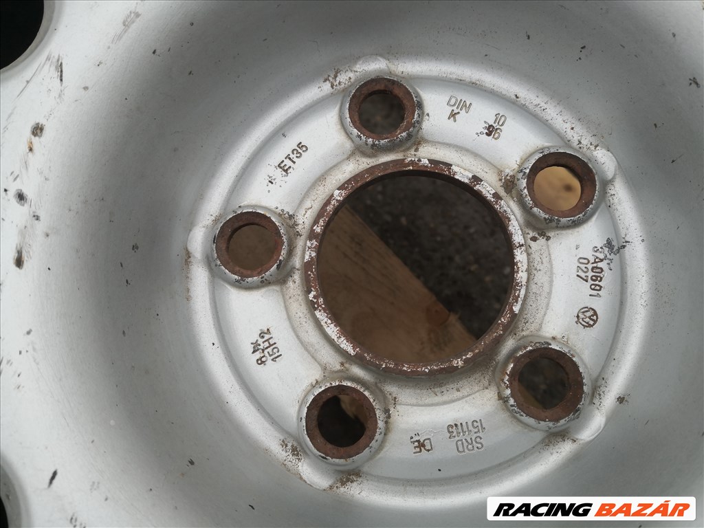  Volkswagen 15-ös acélfelnik 5x100-as  4. kép