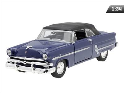 Ford Crestline Sunliner 1953 modellautó 1:34 – sötétkék fém kivitel