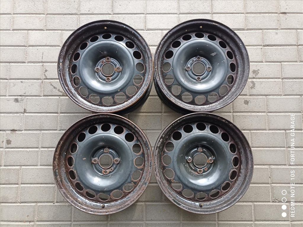 4x108 17" Peugeot/Citroen használt lemezfelni garnitúra (649) 1. kép