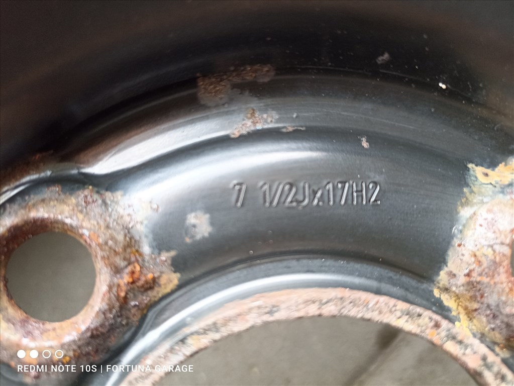 4x108 17" Peugeot/Citroen használt lemezfelni garnitúra (649) 7. kép