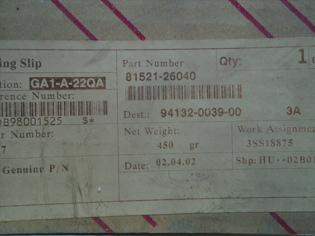 Toyota HiAce IV bal első index  8152126040 3. kép