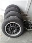  14" használt alufelni, rajta 175/65 használt Laufenn nyári gumi gumi 