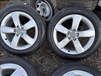 18 Gyari Audi A6 4G gyári S-Line Javitas mentes alufelni jó nyári gumikkal! 5x112