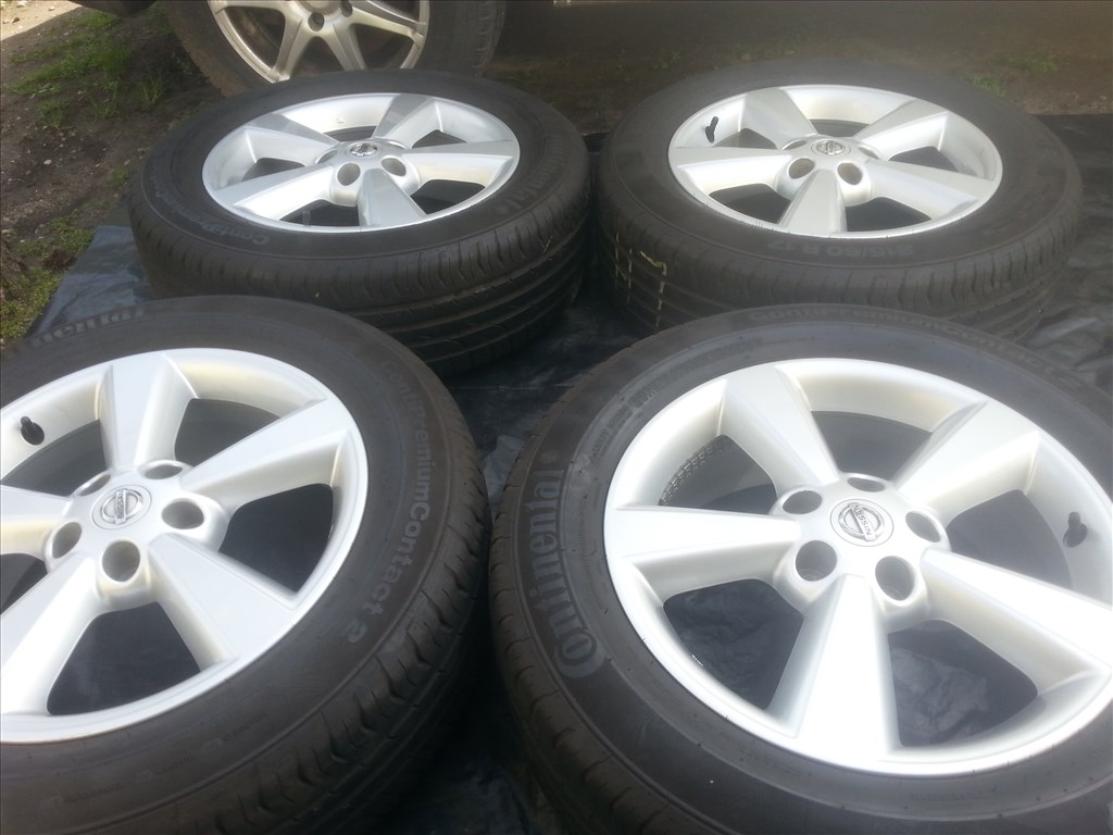  5x114.3 lyukosztású17" újszerű gyári Nissan Qashqai alufelni 5. kép