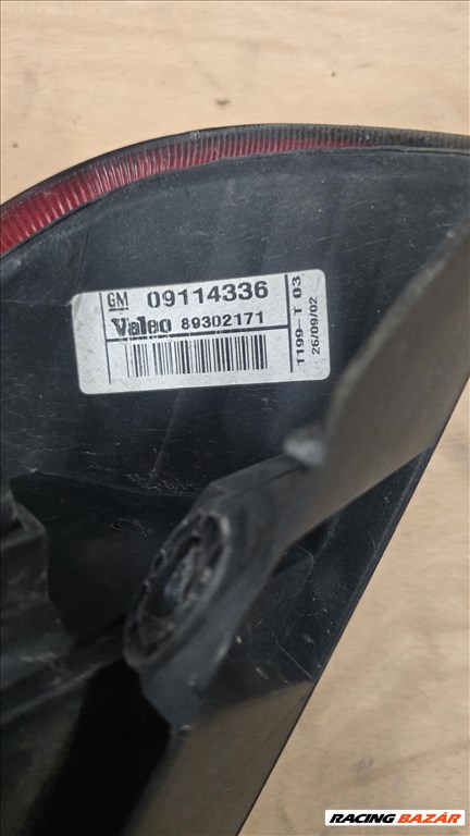 Opel Corsa C bal hátsó lámpa 09114336 3. kép