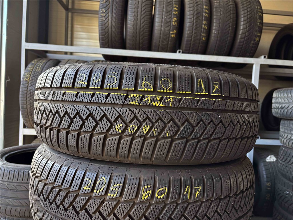205/60 r17 Continental 7,5mm téligumi 2db eladó 205/60r17  1. kép