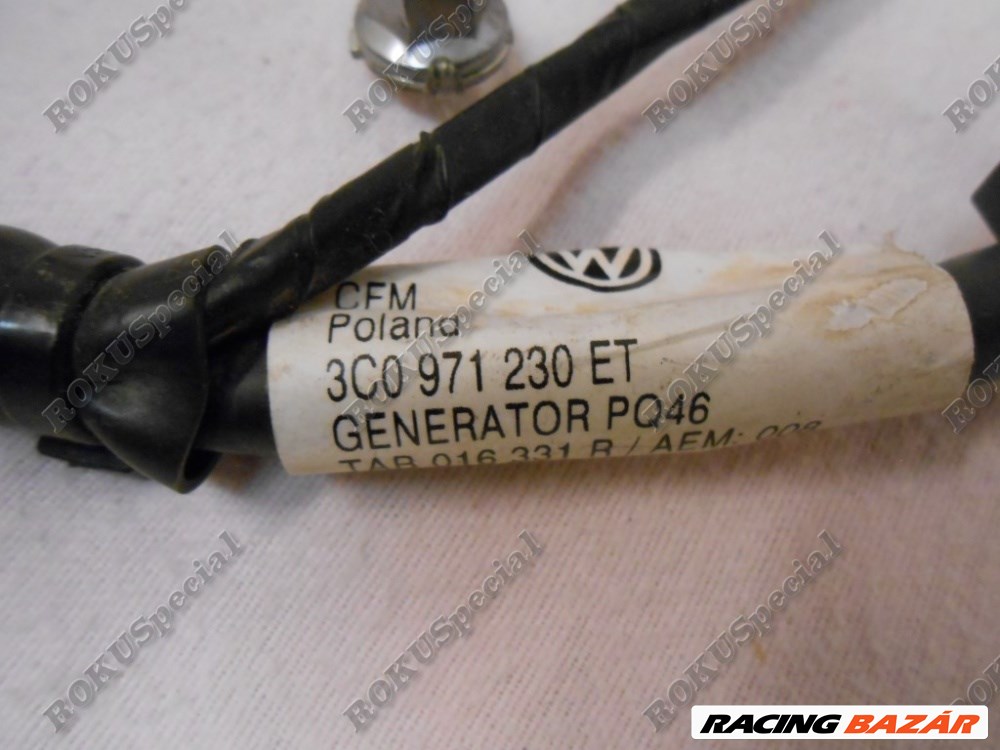 VW Passat B6,3C,B7 Generátor vezetékköteg 6 seb. kézi Start-stop 3c0971230et 4. kép