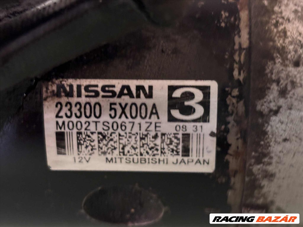 Nissan Navara 2.5 DCI önindító  233005x00a 3. kép