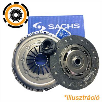 VW Transporter T4 1.9 TD (68 LE) kuplung szett, kinyomó csapággyal, erősített / Sachs