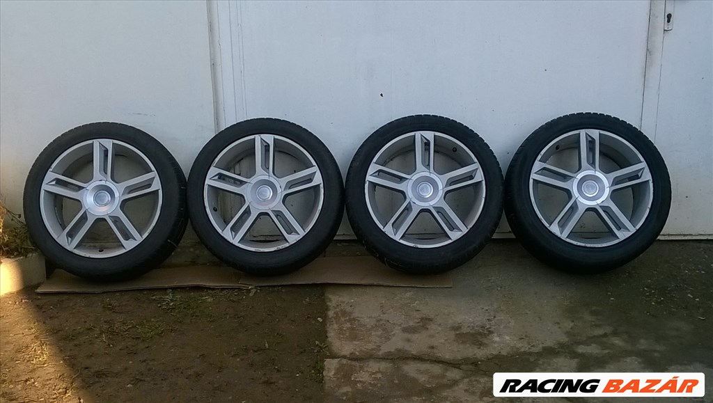 Eladó 4db 17-es 4x98-as Fiat-Lancia alufelni 225/45R17 Hankook-Achiles nyári gumival  1. kép