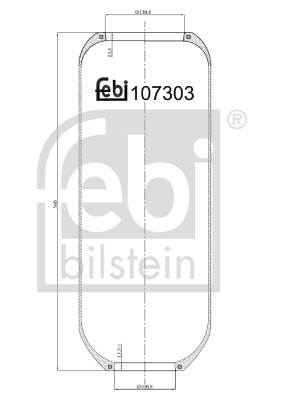 FEBI BILSTEIN 107303 - Légrugó rugótömb IVECO