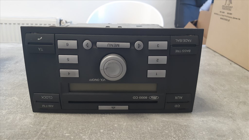 Ford Focus Mk2 / Fiesta Mk6 / C-Max Mk1 6000 CD fejegység CD rádió  fdb3onm034305 6s6118c815af 3. kép