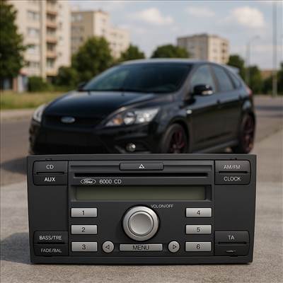 Ford Focus Mk2 / Fiesta Mk6 / C-Max Mk1 6000 CD fejegység CD rádió  fdb3onm034305 6s6118c815af