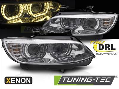 BMW E92 / E93 (06-10) XENON 3D SÁRGA LED CHROME Tu