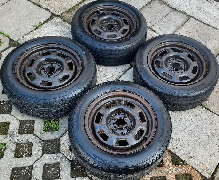 4x100 Gyári Vw Lemezfelni 14" Polo. Golf 2. kép