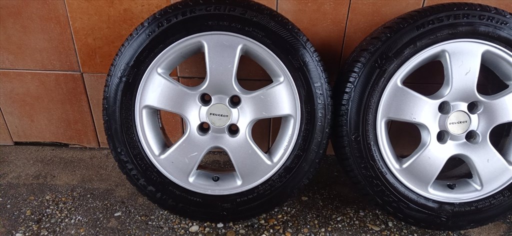 PEUGEOT 206 15" ALUFELNI 4X108 TÉLI 175/65R15 GUMIVAL OLCSÒN!!! 4. kép