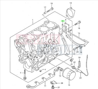 Suzuki Vitara SE416 Swift SF416 tömítés váltó oldal 11229-60A00