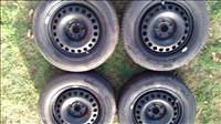  5x105 osztású 6,5JJ 16" használt Opel Chevrolet lemezfelni + TPMS + téli gumi