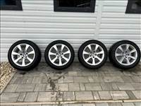  5x120 lyukosztású 17" használt Gyári alufelni, rajta 225/50 új Barum téli gumi gumi 