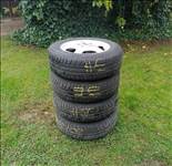 5x110 lyukosztású 15" használt Intra alufelni, rajta 195/65 használt BFGoodrich nyári gumi gumi 