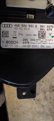 Audi A6 (C7 - 4G) Műszercsoport/kilométeróra/ 4g8920931e