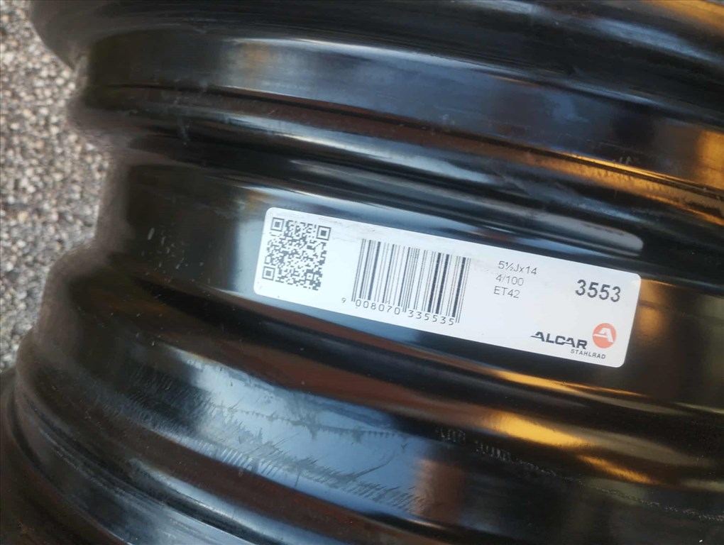 4x100 14 Hyundai Kia lemezfelni r14 " Suzuki Mazda Toyota 4. kép