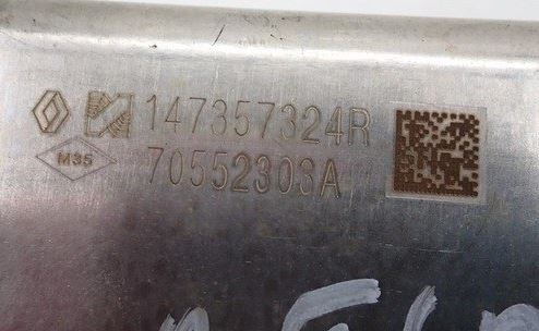 Renault Clio IV, Renault Mégane IV, Dacia Sandero II 1.5 Dci EGR hűtő 147357324r 147357324R 2. kép