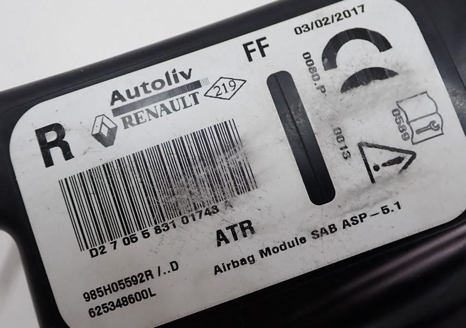 Renault Clio IV jobb ülés légzsák 985h05592r 985H05592R 2. kép