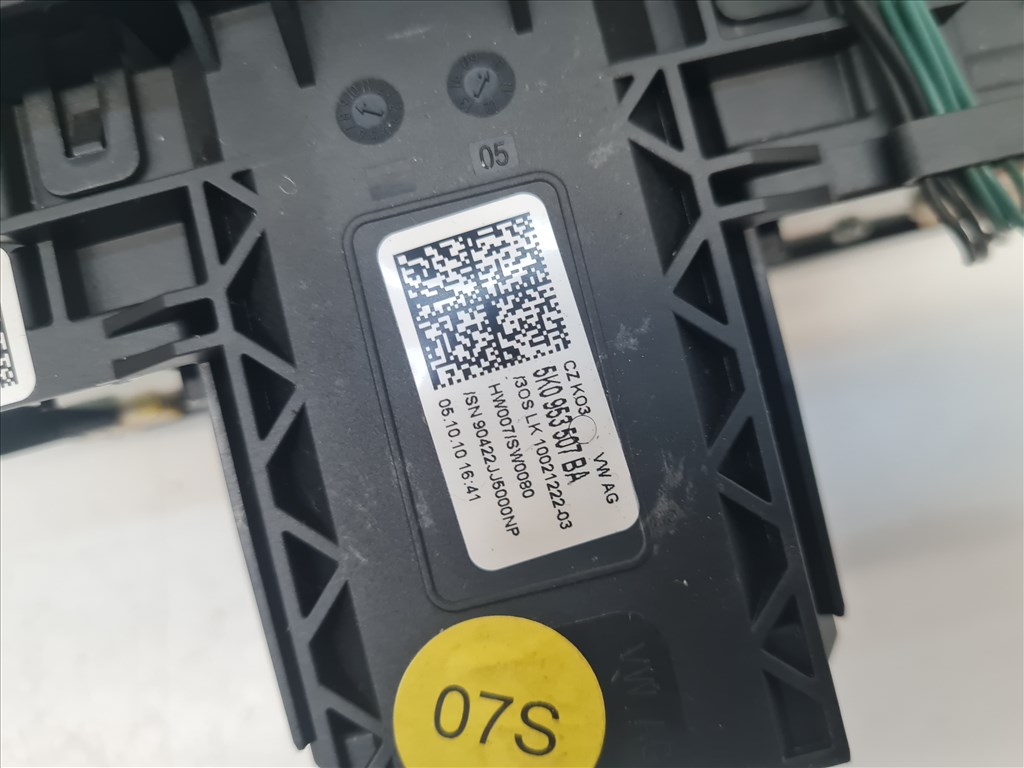 Volkswagen Golf VI tempomatos komplett kormánykapcsoló (27212) 5k0953513s 5k0953549c 9. kép