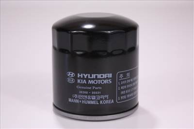 GYÁRI ÚJ OLAJSZŰRŐ - Hyundai Accent 18-20, i30 12-20, i40 11-19, ix20 11-19, ix35 10-15, Santa Fe 12-20, Tucson 15-20, Veloster 11-17 / Kia Carens 12-18, Ceed 12-20, Rio 11-17, Sorento 12-20, Soul 13-18, Sportage 10-22, Venga 11-19 - 2630035530 / 2630035531