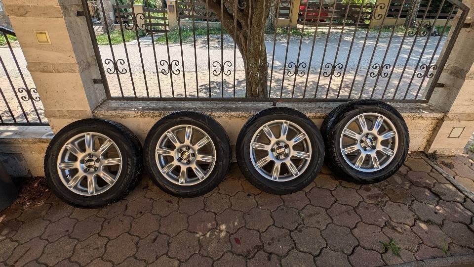  5x114.3 I 225/60R17" BBS alufelni, rajta eldobós Pirelli téli gumi 2. kép