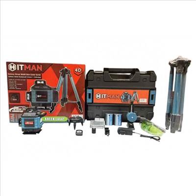 Szintező lézer akkumulátoros önbeálló 360° 12 vonalas