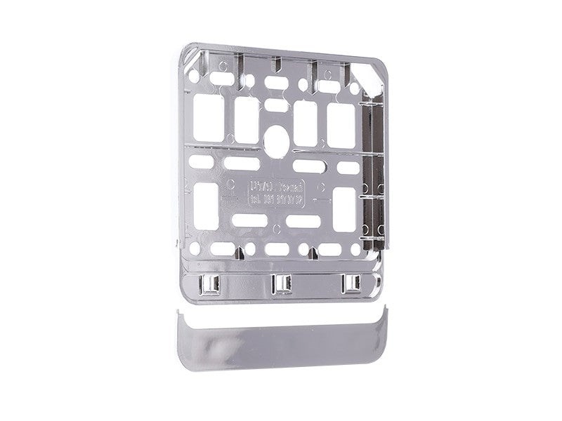 Robogó és moped rendszámtábla keret, krómozott 1. kép