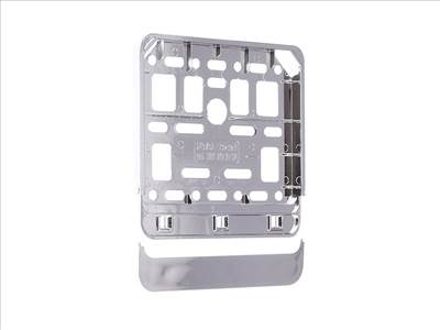 Robogó és moped rendszámtábla keret, krómozott