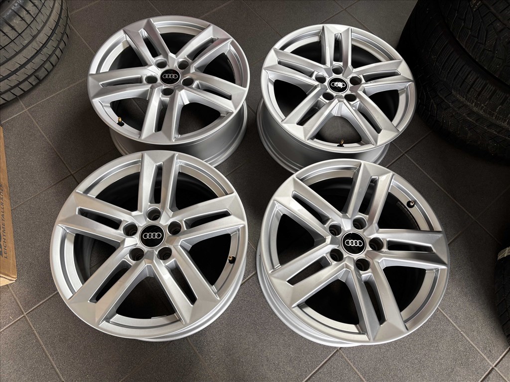 Audi 17" 5x112 A4 B9 gyári alufelni eladó 17 coll A3 A6 5. kép