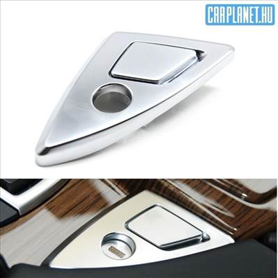 BMW F10 LCI F11 F18 LCI könyöklő , kartámasz nyitó gomb , zár fedél - ezüst