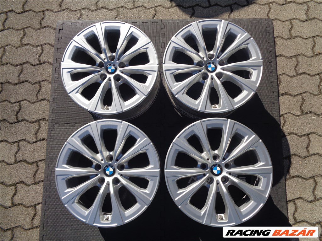 BMW gyári alufelni 17-es, 5×112-es osztó, szenzorral újszerű állapotban eladó.  1. kép