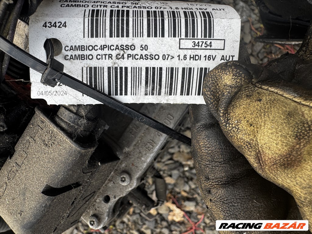 Citroën C4 I 1.6HDi 110 FAP automata sebességváltó 20DS32 20DS41 9664870880 p6500ed1 3. kép