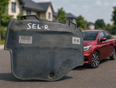 Honda Fit / City / Aria jobb hátsó sárvédő burkolat 74551selt000