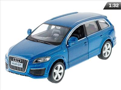 Audi Q7 V12 modellautó 1:32 – kék