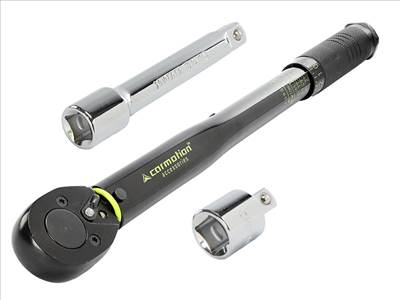 Nyomatékkulcs 28-210 Nm, 1/2" + adapter 1/2"## > 3/8" + hosszabbító 125 mm, kalibrálási tanúsítvány