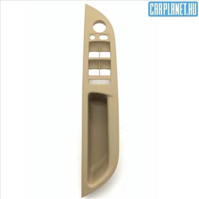 BMW E60 E61 LCI ajtóbehúzó , kapcsoló konzol bal első (sofőr) Bézs