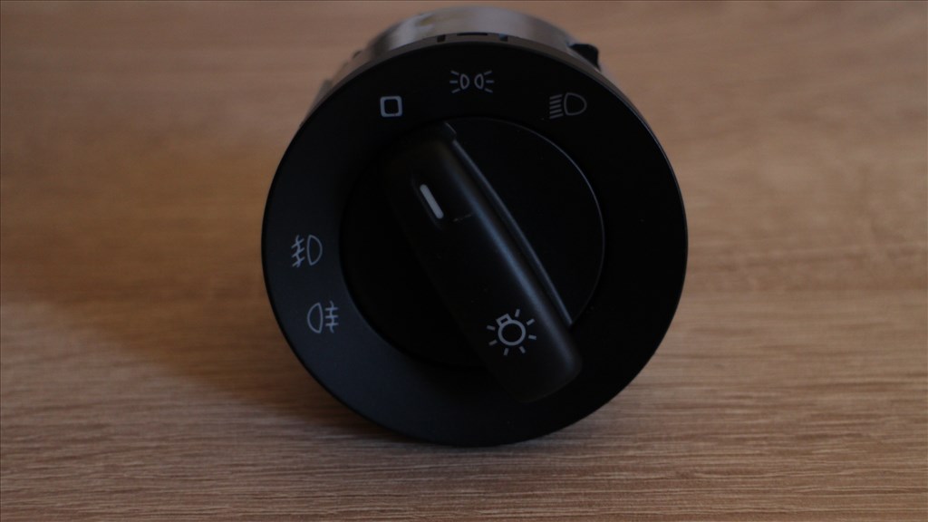 VW Skoda Seat világításkapcsoló (zöld fényű) 5l0941431g 1. kép