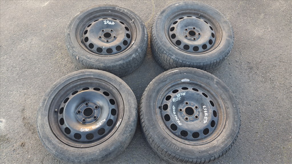 Audi A4 (B6) 16 os lemezfelni 6.5 J 16, ET 50,  1K0 601 027 A 1k0601027a 1. kép