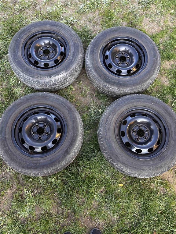  5x100 lyukosztású 6JJ 14" újszerű (gyári felni) lemezfelni 1. kép