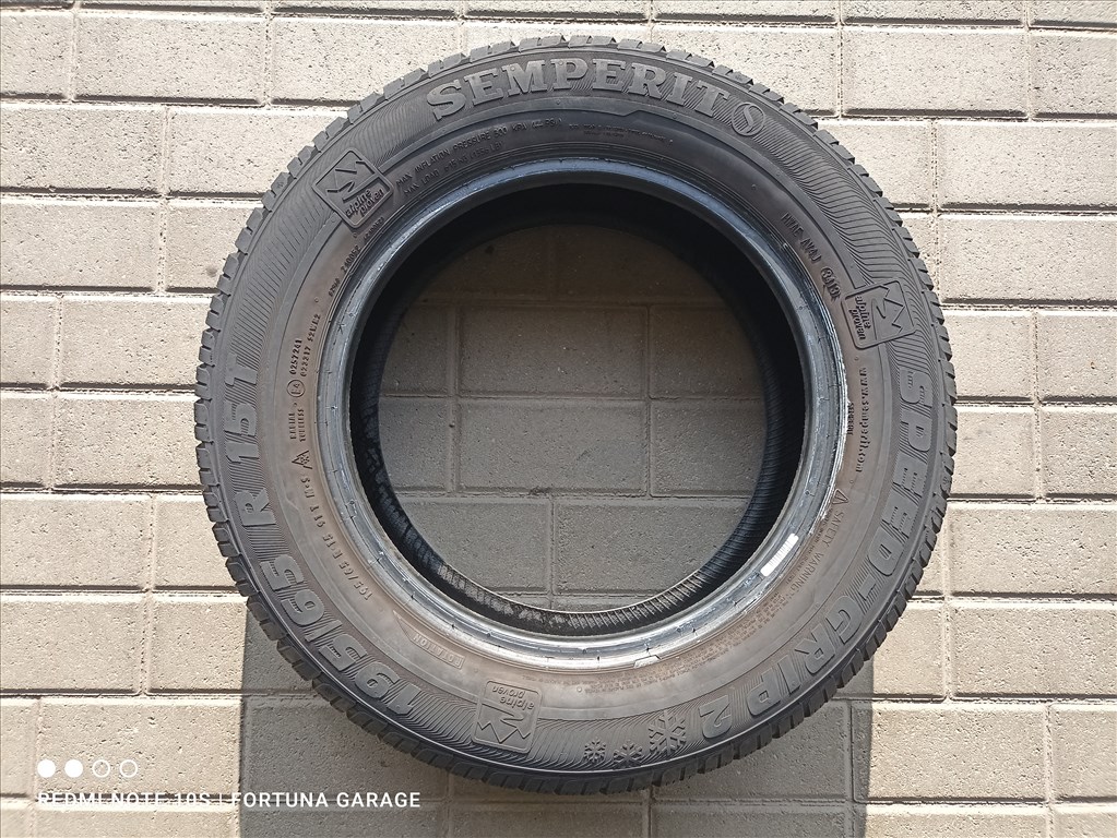 195/65 R15" Semperit használt téli gumik 3. kép