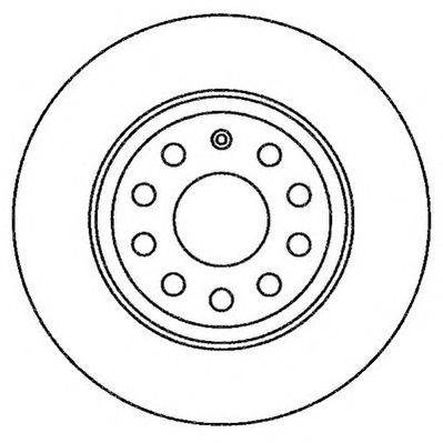 JURID 562258JC - féktárcsa AUDI SEAT SKODA VW